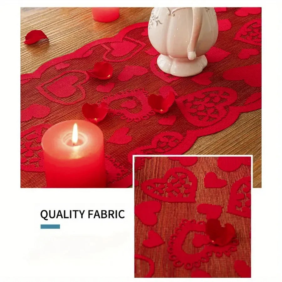 Toalha de mesa para o dia dos namorados, 183x133cm, decoração dia dos namorados