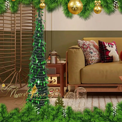 Árvore de Natal Artificial Realista com 1,5 Metros de Altura Pinheiro de Natal Artificial Realista