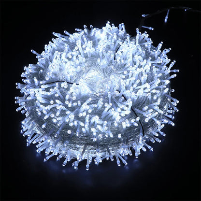 Luzes Pisca Pisca Natal 100 Led 8 Modos Luzes Variadas Cor Das Luzes Pisca Pisca Branco