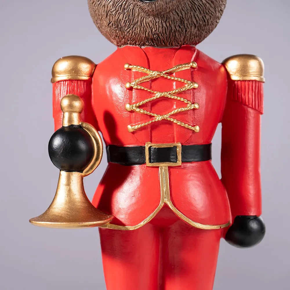 Urso quebra-nozes soldado de Natal Soldado Quebra-Nozes Estilo Urso de Madeira de Natal