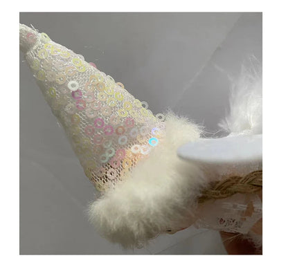 Pingente Anjo Natal Decoração de menina anjo de natal | Pingente de boneca anjo pelúcia