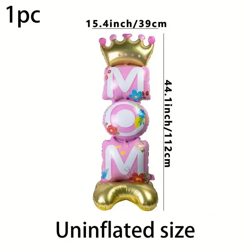 Balões para o Dia das Mães, balões para o Dia das Mães, balões metalizados Feliz Dia Mama