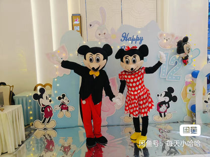 Fantasia de Mascote da Mickey Masculino Adulto Fantasia de Mascote da Minnie Mouse