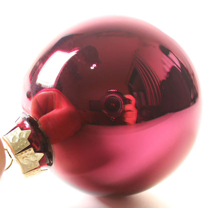 100 Unidades Decoração De Bola De Natal Bolas Cor De Rosa Bolas De Natal