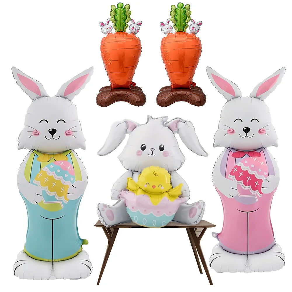 Balão De Páscoa, Filme De Alumínio, Balão De Coelho Em Pé