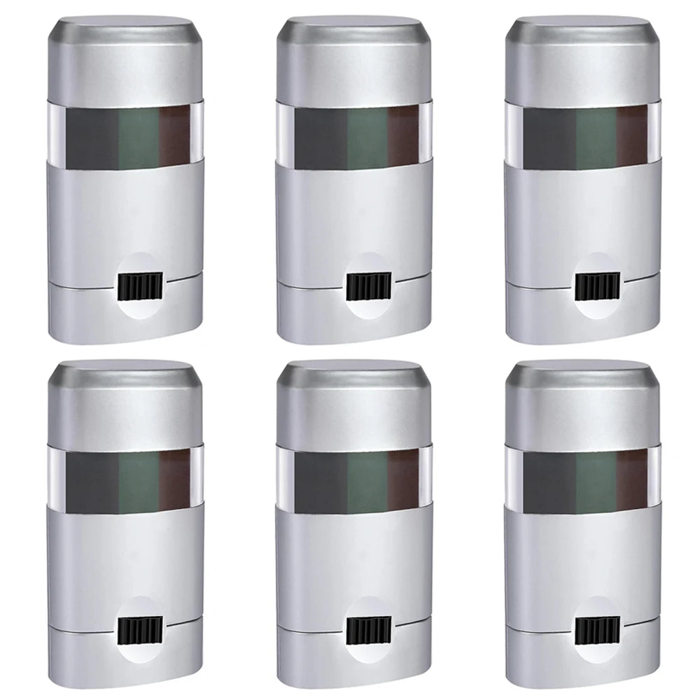 Bastão de tinta facial Cor Preto/Verde/Marrom., lavável e suave para a pele, combinação