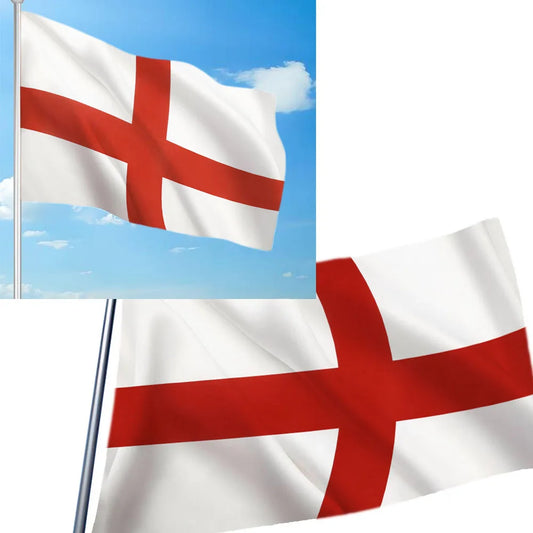 Bandeira da Inglaterra 3x5-bandeira inglesa cruz de São Jorge poliéster exterior interior tela