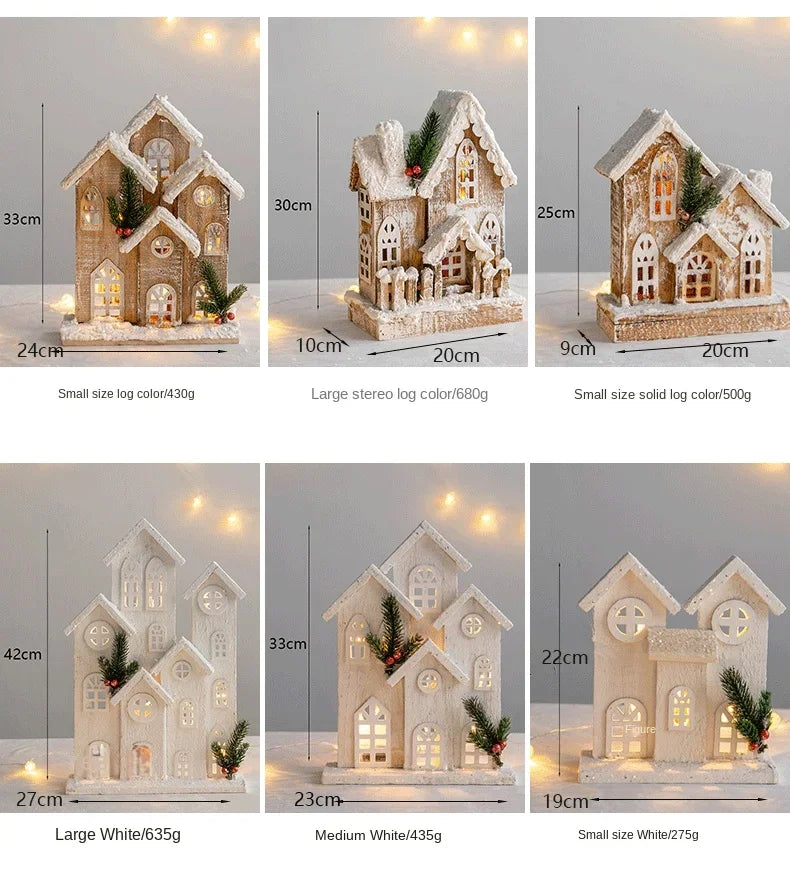 Cerca Decoração Natal Neve Pinho Decoração árvores Natal | Portão árvore natal madeira
