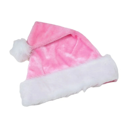 Gorro de Natal Colorido Touca Papai Noel Santa Mamãe Noel, Kit Gorros de Papai Noel