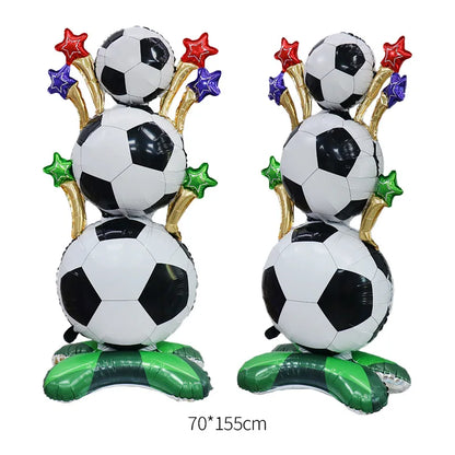 Balões de futebol copa do mundo 4D troféu da Copa do Mundo decorações de festa futebol