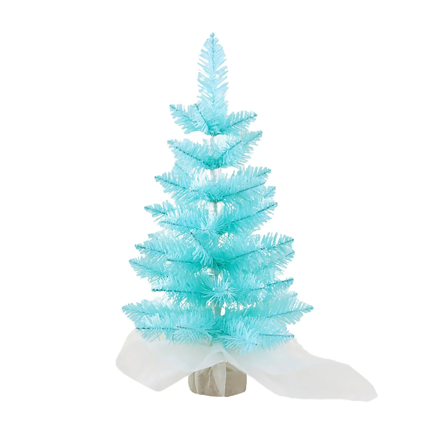 Mini Árvores de Natal Azul 45cm 1 Unidade Árvore de Natal Mini Pinheiro Natal Mini Árvores