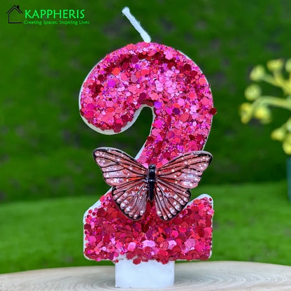 Velas com número de aniversário de 7 cm, velas de aniversário, design 3D, bolo aniversário