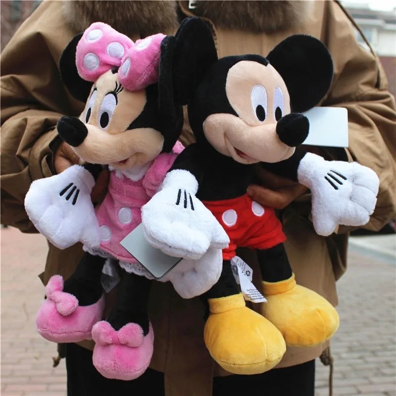 Boneco Mickey e Minnie Pelúcia Macio Disney - Pelúcia Mickey 32cm/36cm/46cm