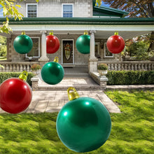 Carregar imagem no visualizador da galeria, Bolas infláveis de decoração de Natal ao ar livre, grandes enfeites 65 cm
