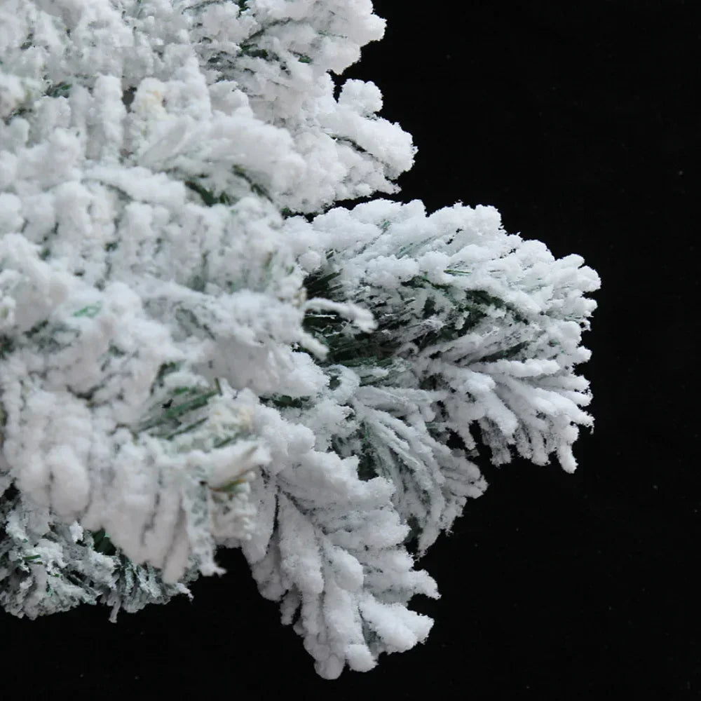 Árvore de Natal Artificial Premium Flocada de Neve Abeto Árvores Decoradas de Natal