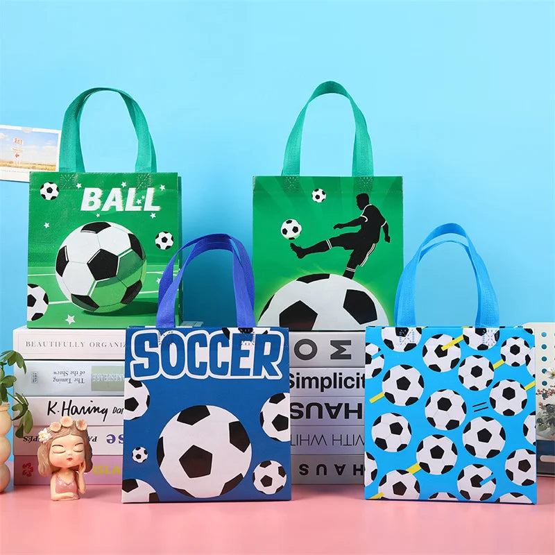 Sacola Copa do Mundo lembrancinhas de festa de futebol, sacos reutilizáveis de presente
