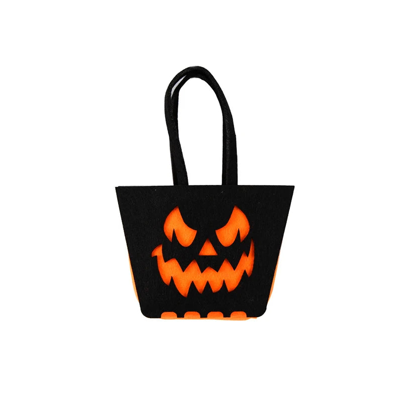 Sacolas de doces de Halloween para crianças - Sacola reutilizável de Halloween adequada