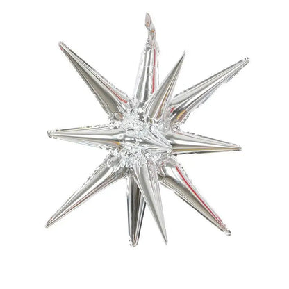 Kit 5 Balão Estrela 14 Pontas Grande 22 Polegadas 67cm. Balão Estrela