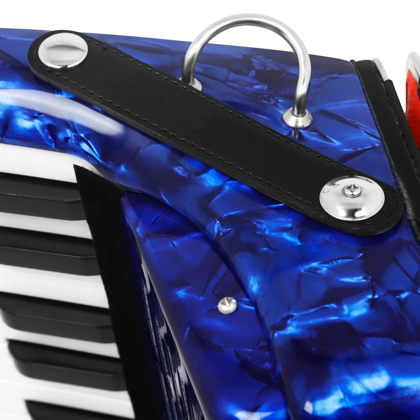 Acordeon profissional, instrumento musical de acordeon com 22 teclas, 48 Teclado