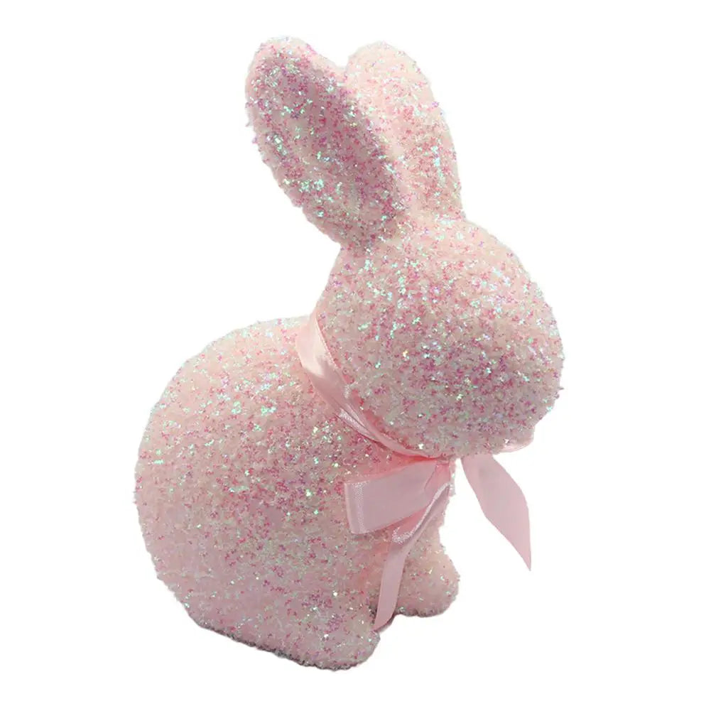 Figurinha Colorida de Coelho de Páscoa, Ornamento de Coelho Páscoa Feito à Mão Páscoa