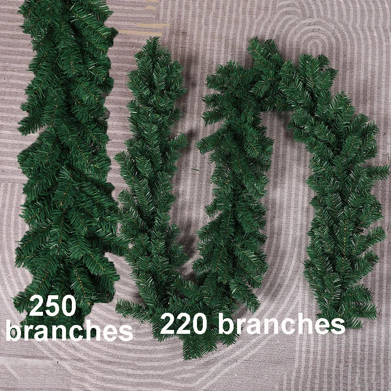 Guirlanda de Natal, guirlanda de Natal festão com laços, guirlanda de porta para paredes