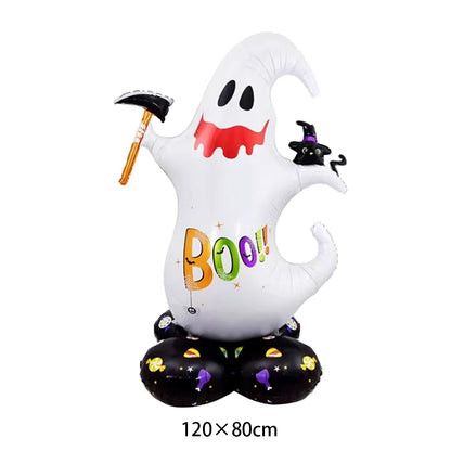 9 Balões de Halloween para Decoração de Festas, Suprimentos para Decoração Halloween