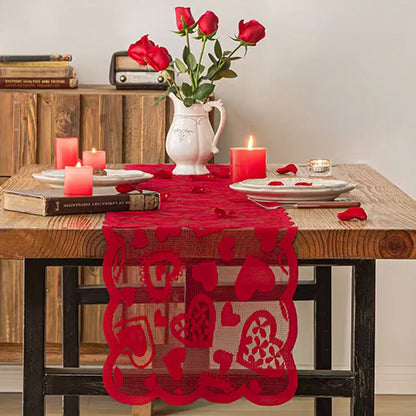 Toalha de mesa para o dia dos namorados, 183x133cm, decoração dia dos namorados