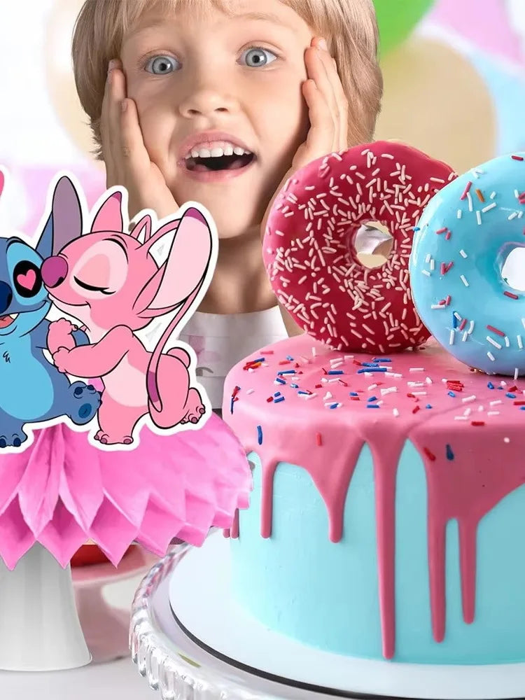 Lilo & Stitch Topo de Bolo Lilo & Stitch Kit Festa Só um bolinho