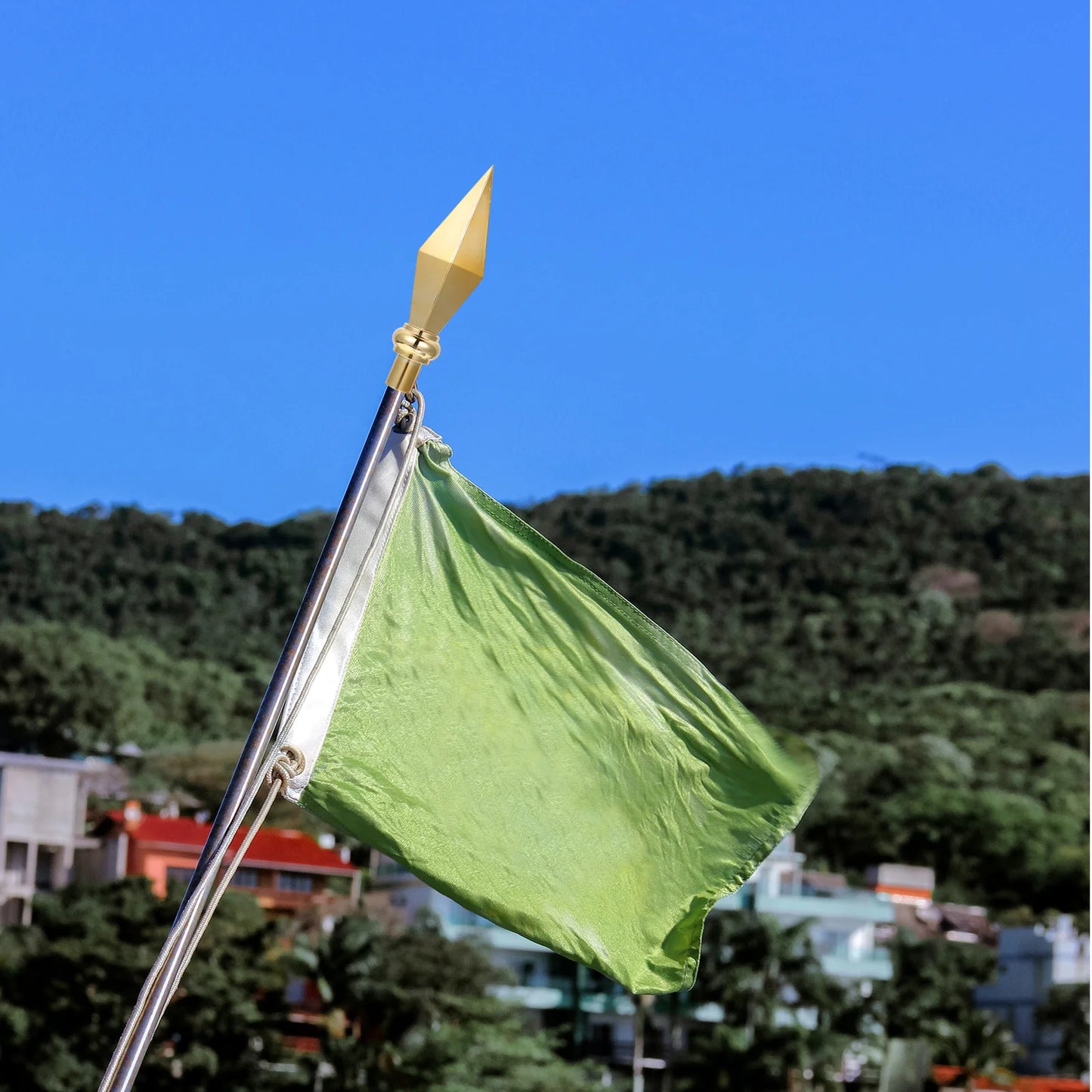 Ponta de mastro de cabeça de bandeira