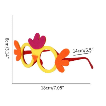 Óculos de orelha de coelho óculos engraçados para festa de Páscoa óculos fofos
