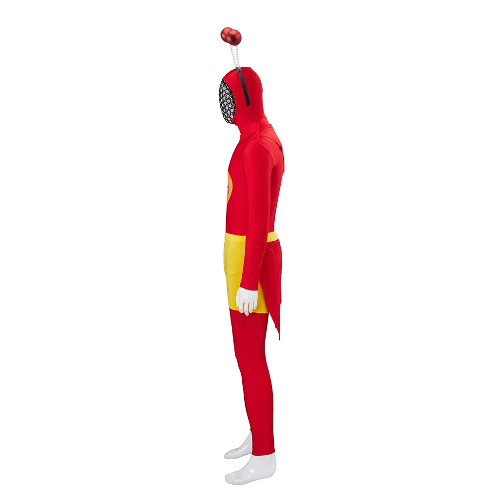 Adultos Chapolin Colorado Traje Camisa Vermelha Calção Shorts Roupa Cosplay Uniforme