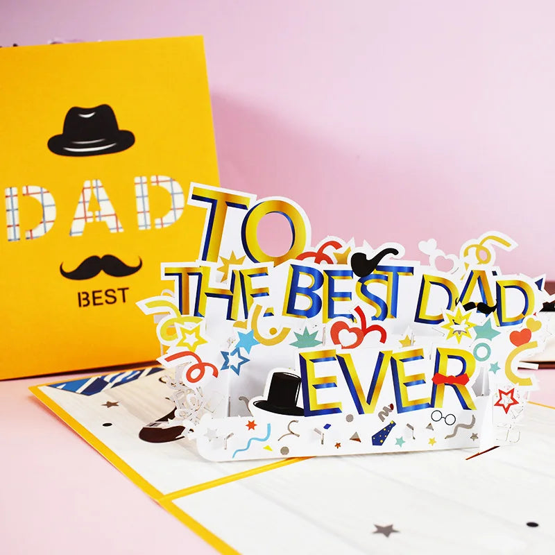 Cartão Pop Up Dia das Mães, Cartão de Dia das Mães da Filha, Pop Up Feliz Dia das Mães!