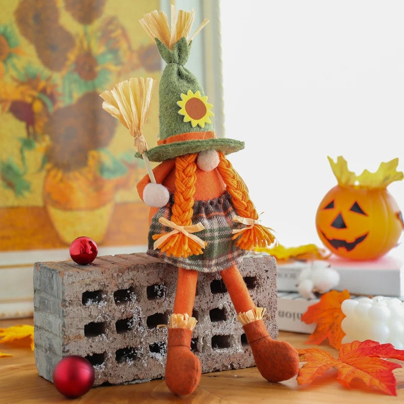 1 Peças Festa Junina decoração de anões de junino, boneca de gnomos de espantalho