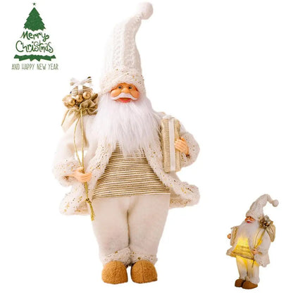 Decoração Natalina Bonecos De Natal Papai Noel 42cm