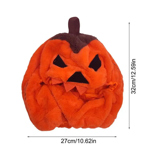 Capa Halloween Chapéu de Halloween e Design de Abóbora Elástica Capa Halloween