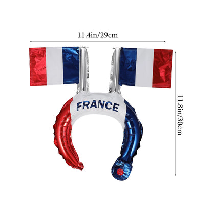 Faixa Copa do Mundo de cabeça com tema de futebol faixa de cabeça para fãs de futebol