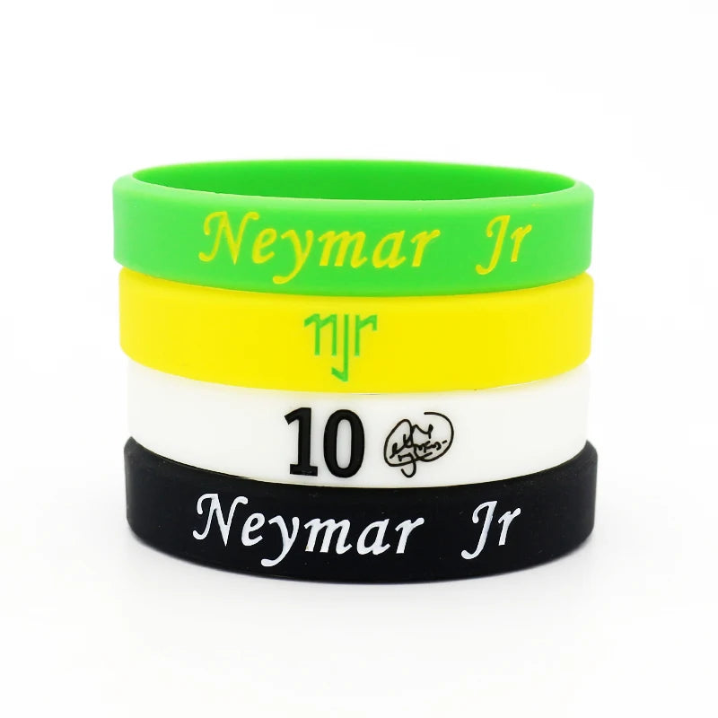 Pulseira de Copa do Mundo Pulseira esportiva silicone futebol futebol motivacional fitness