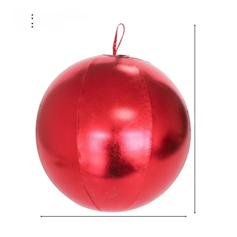 Bola de Natal Inflável Colorido Internos 40cm*Largura*54 cm*Peso: 191g Gigante 40cm PVC
