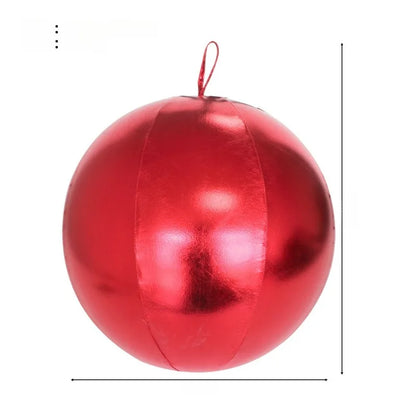 Bola de Natal Inflável Colorido Internos 40cm*Largura*54 cm*Peso: 191g Gigante 40cm PVC