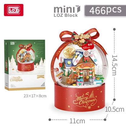 Globo De Neve De Natal, Estatueta De Casa De Vila