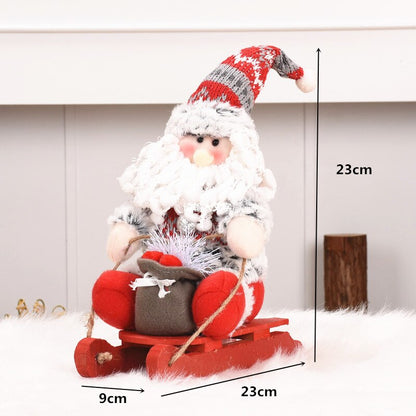 Boneco Natal Papai Noel Cozinheiro Padeiro Chef Em Tecido 48cm