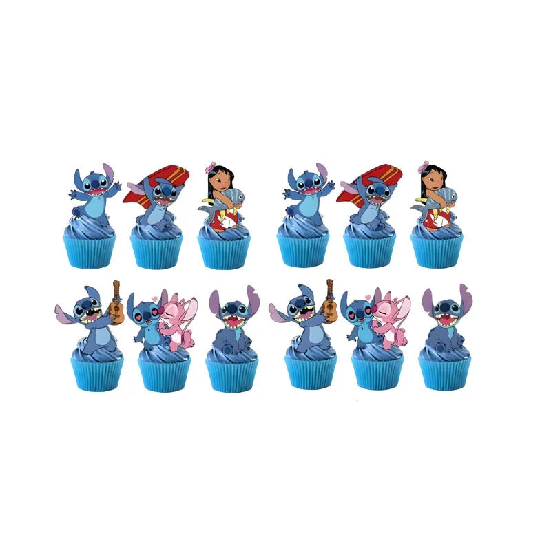 Lilo & Stitch Topo de Bolo Lilo & Stitch Kit Festa Só um bolinho
