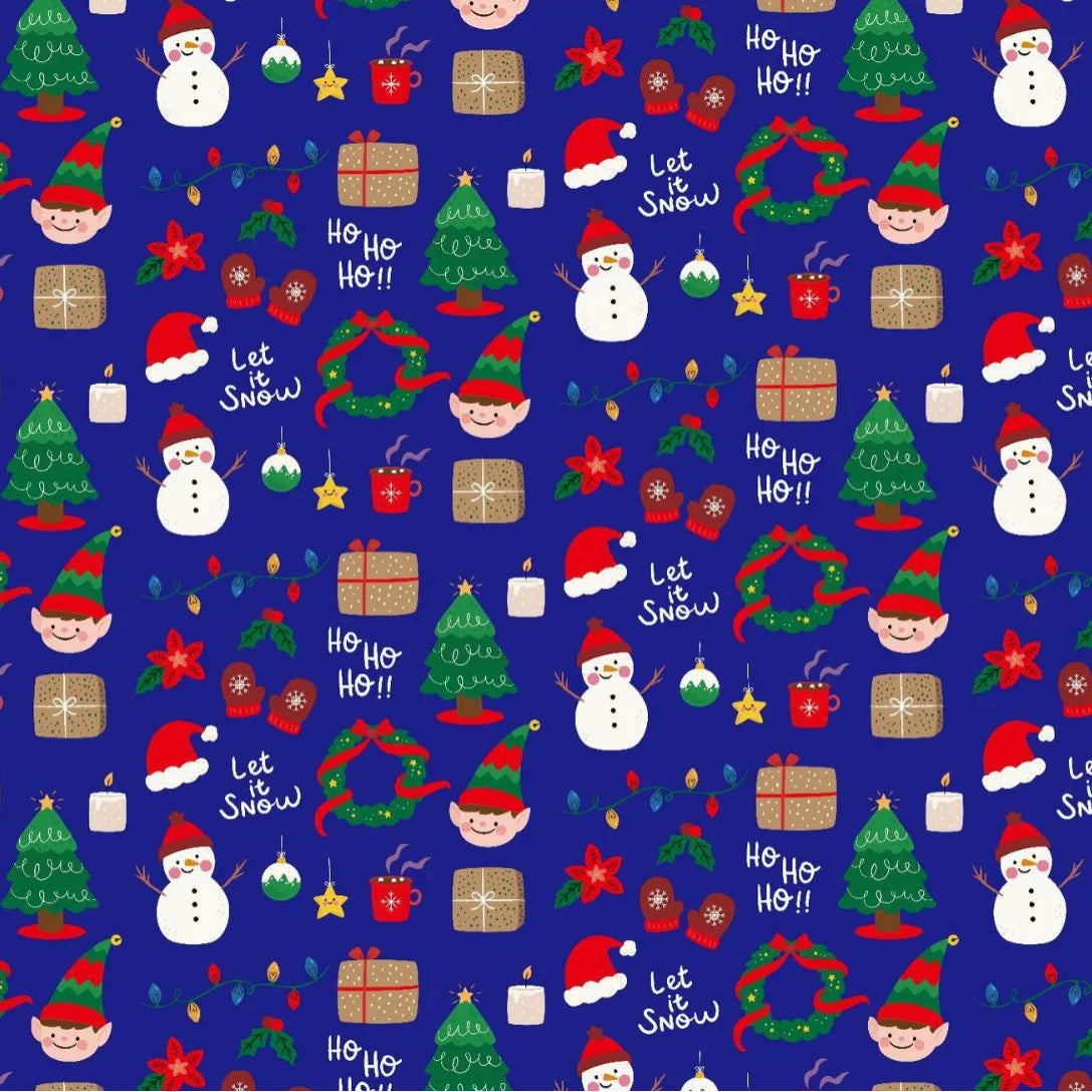 Papel kraft Natal Papel de Presente de Natal do Papai Noel, Embalagem de Presentes Kraft