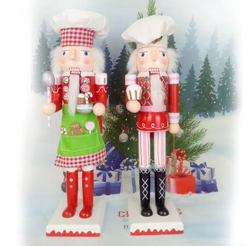 Quebra-nozes Brinquedo De Noz Estatueta De Soldado De Nogueira Chef Noz Centro 38cm