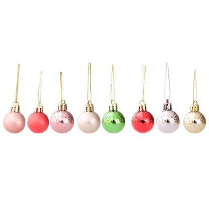 Bolas Penduradas Árvore de Natal 144 Peças Enfeites de Bola de Natal Decoração Enfeites
