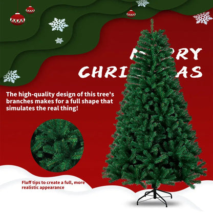 KIT Árvore de Natal 500 Galhos Pinheiro de Natal 150cm Verde