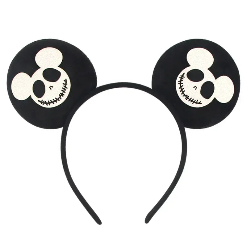 Tiaras Acessórios Disney Conjunto de 1 tiaras com orelhas rato para o Halloween, lantejoulas