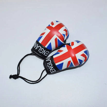 Chaveiro com a bandeira do Brasil, mini luvas de boxe, decoração versátil, acessório boxe