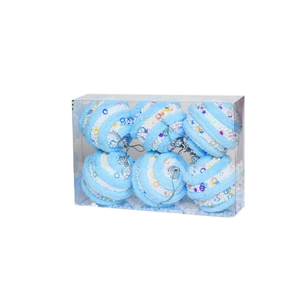 Bola de Natal 6 Peças De Bolas De Natal De Espuma, Pingente De Bolas