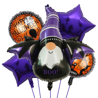 Decoração de balões de Halloween | Decoração de balão de aranha de abóbora Halloween
